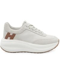 Hogan - Logo-Patch Platform Sneakers - Lyst