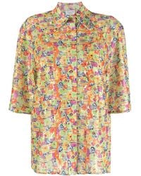 Collina Strada - Blouse Met Bloemenprint - Lyst