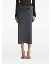 Mugler - Rok Met Krijtstreep - Lyst