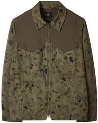 Paul Smith - Floral-Print Collared Jacket - Lyst