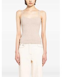 Max Mara - Spaghetti-Straps Tank Top - Lyst
