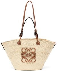 Loewe - Anagram Rafia Medium Tote - Lyst
