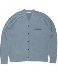 Acne Studios - Silk V-Neck Cardigan - Lyst