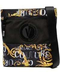 Versace Jeans Couture - Baroque Pattern-Print Shoulder Bag - Lyst