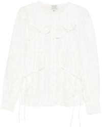 Damson Madder - Lettie Bow-Detail Blouse - Lyst