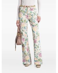 Chloé - Jeans Met Bloemenprint - Lyst