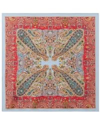 Etro - Paisley-Print Silk Pocket Square Scarf - Lyst
