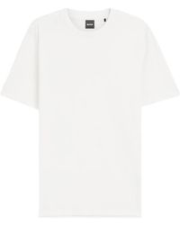 BOSS - Bubble-Structure T-Shirt - Lyst