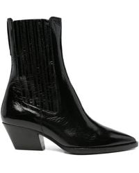 IRO - Knöchelhohe Lederstiefel - Lyst