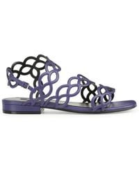Sergio Rossi - Mermaid Leather Sandals - Lyst