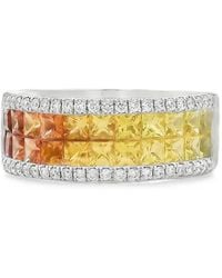 Lisa Nik - Sapphire And Diamond Ring - Lyst