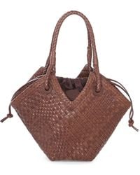 IBELIV - Small Trinity Woven-Leather Tote Bag - Lyst