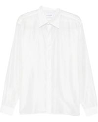 MARSĒM - Camisa Semitranslúcida De Manga Larga - Lyst