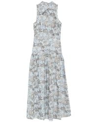 STAUD - Romy Long Dress - Lyst