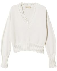 Twinset - Scallop-Edge Sweater - Lyst
