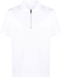 Givenchy - Half-Zip Cotton Polo Top - Lyst