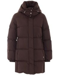 Add - Hooded Quilted Coat - Lyst