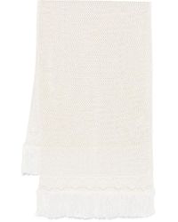 ERMANNO FIRENZE - Sequin-Embellished Open-Knit Scarf - Lyst