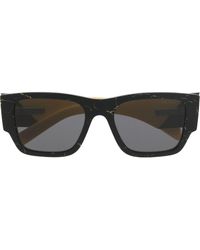 Prada - Triangle-logo Square-frame Sunglasses - Lyst