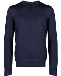 Barba Napoli - Maglione Con Bordo A Coste - Lyst