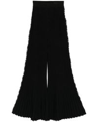 Elie Saab - Knitted Flared Trousers - Lyst
