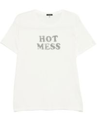 R13 - T-Shirt Imprimé À Col Rond - Lyst