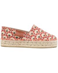 Etro - Jute Calf Cotton Shoes - Lyst