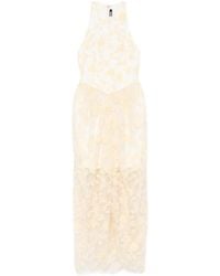 ROTATE BIRGER CHRISTENSEN - Abito Midi A Fiori Con Perline - Lyst