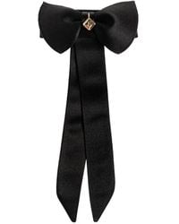 Ferragamo - Bow-Detail Logo-Charm Hair Clip - Lyst
