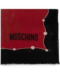Moschino - Teddy Bear Logo Scarf - Lyst