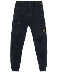 Stone Island - Cargo Broek Met Elastische Afwerking - Lyst