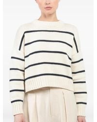 Jenni Kayne - Striped Crew-Neck Sweater - Lyst