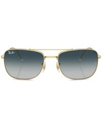 Ray-Ban - Square Metal Sunglasses - Lyst