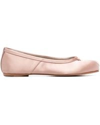 Maison Margiela - Satin Tabi-toe Ballerina Shoes - Lyst