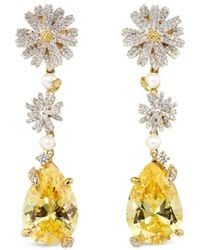 Anabela Chan - Daisy ホワイトダイヤモンド&フレッシュウォーターパール ピアス 14kゴールド - Lyst