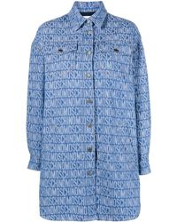 Moschino - Robe-chemise à motif monogrammé - Lyst