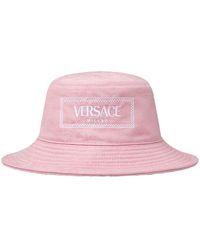 Versace - Sombrero de pescador con logo - Lyst
