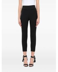 McQueen - Cropped Zipped-Hem Trousers - Lyst