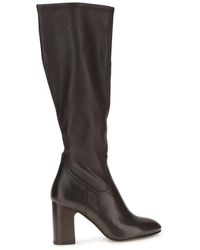 Stuart Weitzman - Mulberry Stretch Leather Boots - Lyst