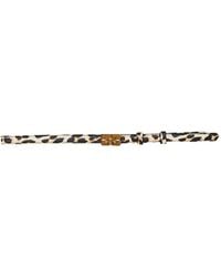Ganni - Kat Printed Belt - Lyst