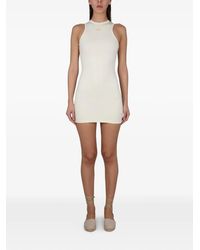 Off-White c/o Virgil Abloh - Sleek Rowing Logo-Print Minidress - Lyst