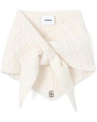 Sandro - Cable-Knit Bandana - Lyst