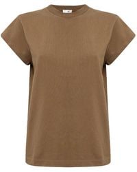 Agolde - Bryce Cap-Sleeve T-Shirt - Lyst