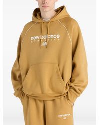New Balance - Trackside Fleece Hoodie - Lyst