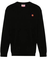 KENZO - Maglione Con Applicazione Boke Flower - Lyst