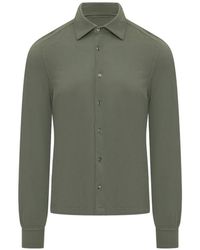 Malo - Overhemd Met Lange Mouwen - Lyst
