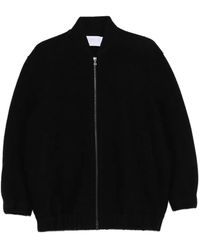 Harris Wharf London - Zip-Front Balloon-Sleeve Jacket - Lyst