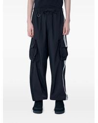 Y-3 - Pantalones Cargo A Rayas - Lyst
