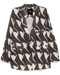 JNBY - Blazer Con Motivo - Lyst