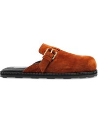 Moschino - Buckle-Fastening Suede Pumps - Lyst